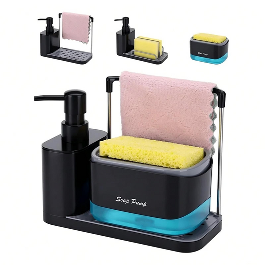 Ensemble de distributeurs de savon pour les mains et la vaisselle 5 en 1