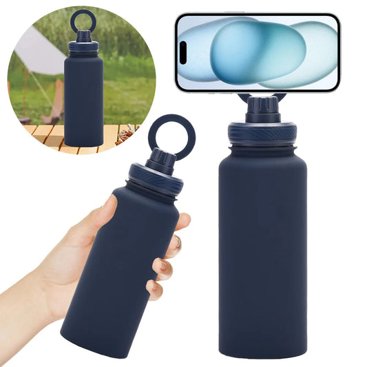 Gourde Isotherme 1L avec Support Téléphone