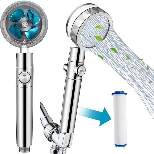 Pommeau de Douche Haute Pression – Jet Puissant Même à Basse Pression