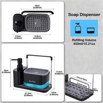 Ensemble de distributeurs de savon pour les mains et la vaisselle 5 en 1