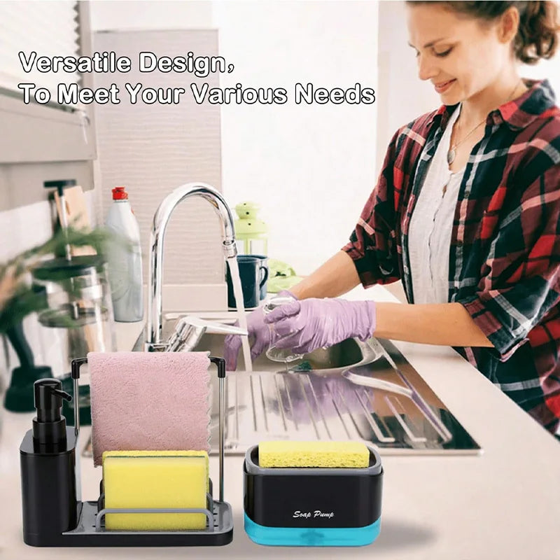 Ensemble de distributeurs de savon pour les mains et la vaisselle 5 en 1