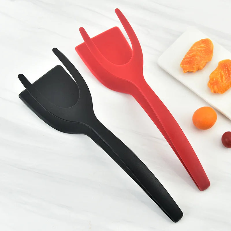 Pinces à spatules 2 en 1 pour œufs
