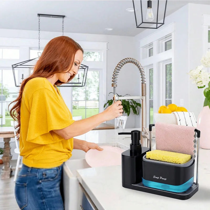 Ensemble de distributeurs de savon pour les mains et la vaisselle 5 en 1