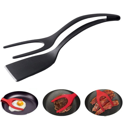 Pinces à spatules 2 en 1 pour œufs