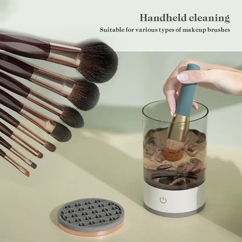 Nettoyant électrique automatique pour pinceaux de maquillage