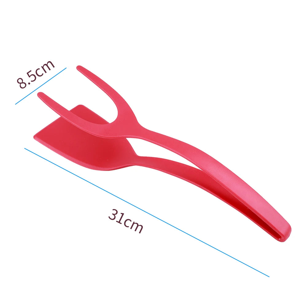 Pinces à spatules 2 en 1 pour œufs