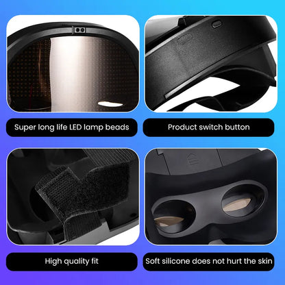 Masque facial Full LED pour Halloween